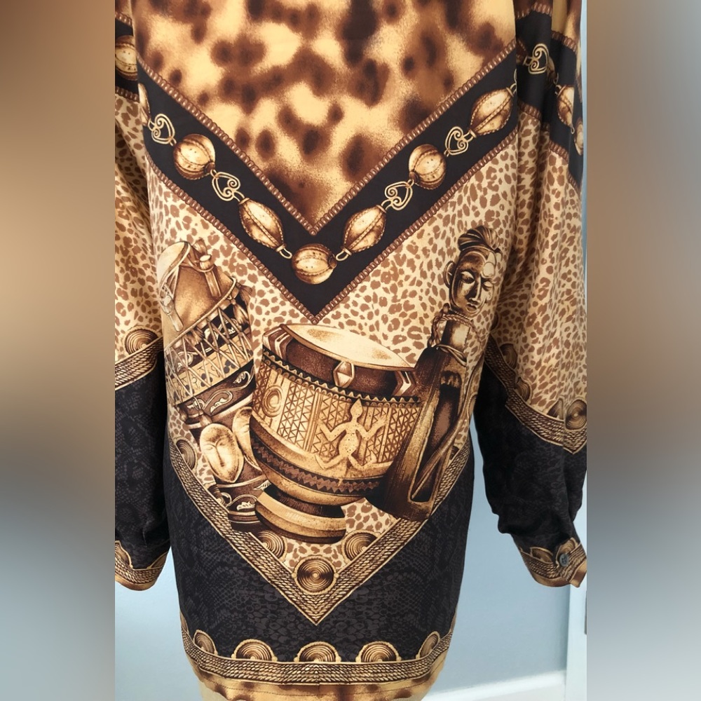 Escada Multi Print Accented With Leopard Print - … - image 7